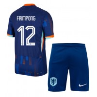 Netherlands Jeremie Frimpong #12 Replica Away Minikit Euro 2024 Short Sleeve (+ pants)